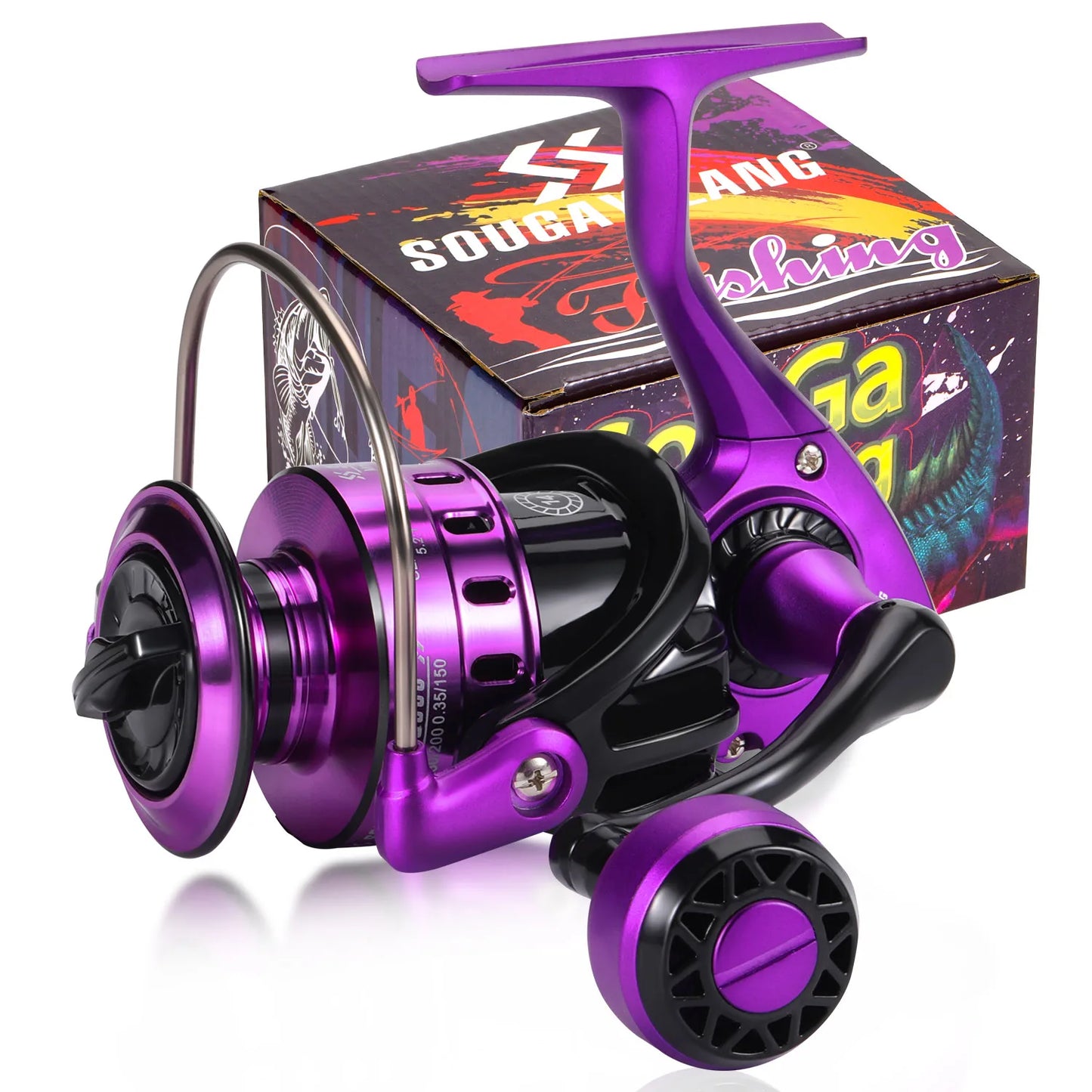 New 1000-5000 Series Spinning Reel Max Drag 8Kg Fishing Reel 5.2:1 Gear Ratio Smooth Carp Reel Bass Fishing Tackle