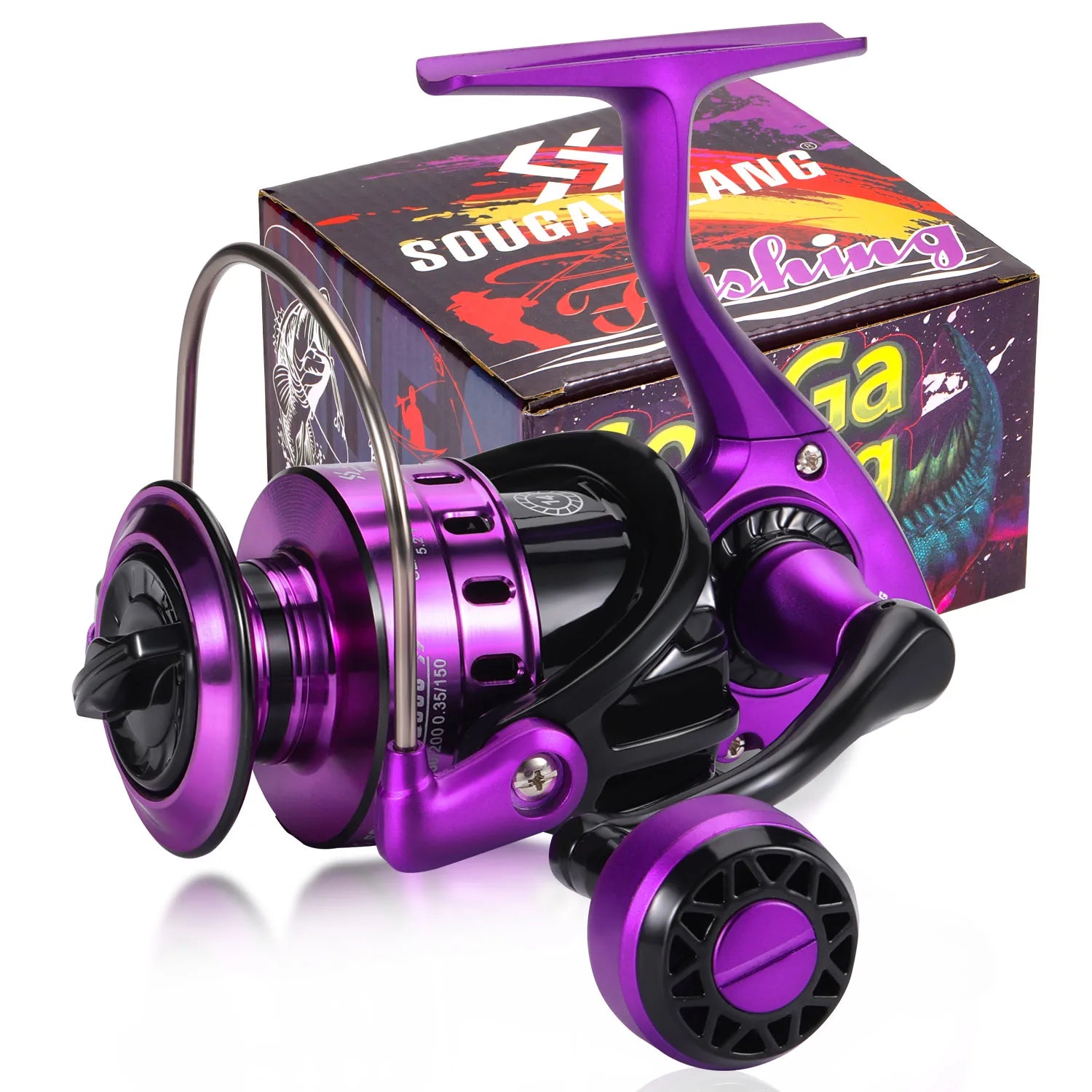 New 1000-5000 Series Spinning Reel Max Drag 8Kg Fishing Reel 5.2:1 Gear Ratio Smooth Carp Reel Bass Fishing Tackle